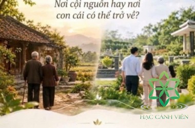 NƠI AN NGHỈ CỦA CHA MẸ: NƠI CỘI NGUỒN HAY NƠI CON CÁI CÓ THỂ TRỞ VỀ?