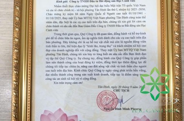 HẠC CẢNH VIÊN – LAN TỎA TINH THẦN NHÂN ÁI, CHUNG TAY VÌ CỘNG ĐỒNG